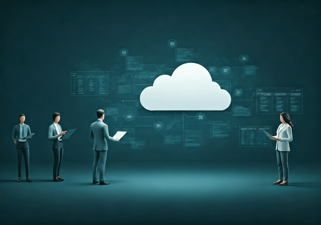 Outsourced bookkeeping professionals using cloud technology